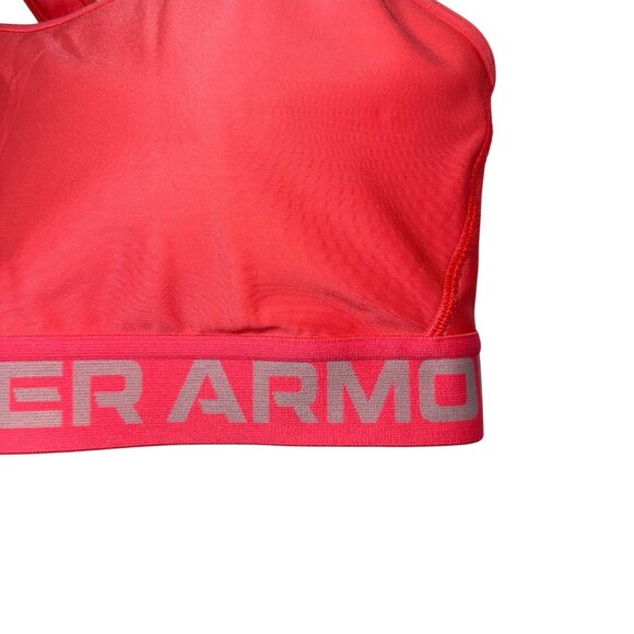 Under Armour Womens Coral Sports Bra With Crossback Straps Size XL - Picture 2 of 7